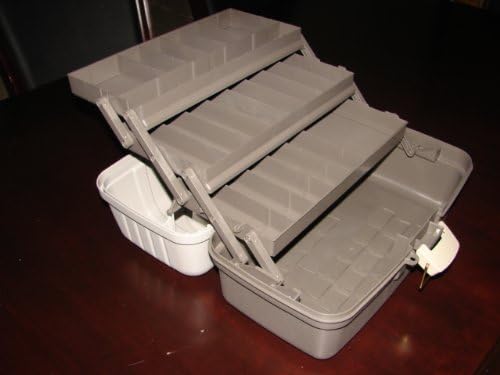 NEW Plano 3 Tray Tackle Box with 64 NEW Fishing Lures
