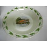 Portmeirion The Compleat Angler Rimmed Soup Bowl, Sea Trout
