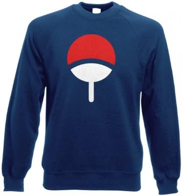 Uchiha Family Adult Crewneck Sweatshirt - Naruto Small Navy