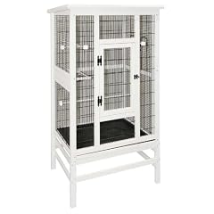 Kerbl Vogelvoliere aus Holz 82,5 x 67 x 152 cm