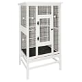 Kerbl Vogelvoliere aus Holz 82,5 x 67 x 152 cm