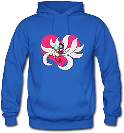 League of Legends Ahri Custom Men's Hoody Sweatshirt Hoodie Royal Blue X-small