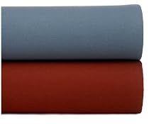 Pike Street 600-Thread Count Tuxedo Pleat King Sheet Set, Red Earth