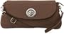 Baggallini Large Monaco Clutch, Mushroom, One Size