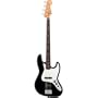 Fender&reg; Standard Jazz Bass&reg; (J-Bass) 4-string Bass Guitar - Black, Rosewood Fretboard