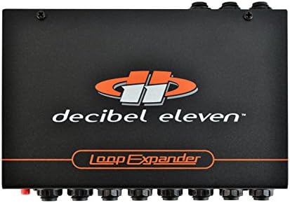 Decibel Eleven Loop Expander Pedal Bundle w/ 4 free Items: StageTrix Setting Saver Pen, StageTrix Pedal Fastener, 2x Hosa Patch Cables