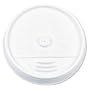 Dart� Plastic Lids, for 16 oz. Hot/Cold Foam Cups, Sip-Thru Lid, White, 1000/Carton