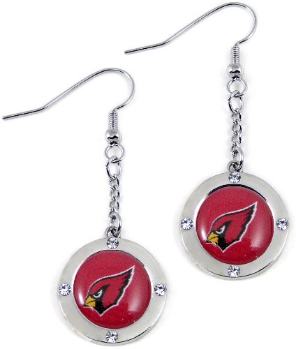 NFL Arizona Cardinals Crystal Dangle Earrings