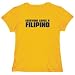 T-Shirt Womens Yellow " EVERYONE LOVES Filipino " Countries Large