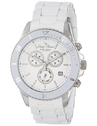Lucien Piccard Womens LP-93609-22 Mocassino Analog Display Swiss Quartz White Watch