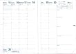 Quo Vadis 2011 President Weekly Plain Edge Weekly Refill