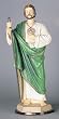 Bareggio Collection - Statue - Saint Jude - Poly Resin Statues on Dark Base -24in.