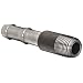 Dixon KRN542 King Unplated Steel Shank/Water Fitting for Two Clamps, Round Nipple, 1/2" NPT Male x 5/8" Hose ID Barbed