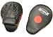 Profi PU Teller-Pratzen (gekrümmt) 2er Set schwarz / rot - Handschlagpolster