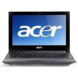 Acer Black 10.1" Aspire One AOD257-13404 Netbook PC (Intel Atom N455 Processor, Windows 7 Starter, 1GB DDR3, 250GB Hard drive, Webcam, Black)