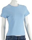 Fruit of the Loom Lady Fit Crew Neck T-shirt, pastellblau
