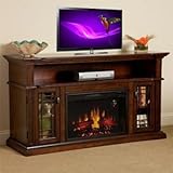 ChimneyFree Wallace Electric Fireplace Entertainment Center in Empire Cherry - 26MM1264-EPC