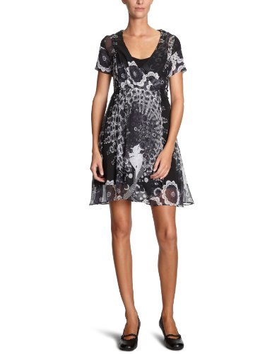 Desigual Damen Kleid/ Mini 17V2042, Gr. 40, Schwarz (2000) Preisvergleich