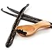 Wild Vanilla Beans, Single-Origin Grade A Black Gourmet Vanilla Beans (10 vanilla beans)