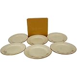Roosters and Hens Boxed Gift Set of 6 Dinner Plates, French Faience