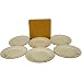 Roosters and Hens Boxed Gift Set of 6 Dinner Plates, French Faience