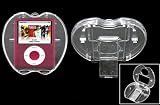 Unique Apple Crystal Plastic Case Cover with Stand for iPod Nano 3rd Generation