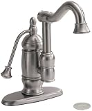 Belle Foret Polished Chrome Bathroom Sink Pump Faucet