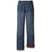 Flannel-Lined Five-Pocket Jeans
