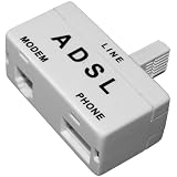 ADSL Microfilter - High Quality Adapter for Broadband - BT Plug to BT Socket and RJ11 Socket