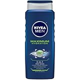 NIVEA Men Maximum Hydration 3-in-1 Body Wash, 16.9 Ounce