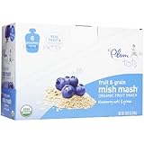 Plum Organics Tots Mish Mash-Blueberry Oats and Quinoa-3.17 Ounces-12 Pack