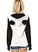 ZXZY Women Cute Cotton Blend Long Sleeve Panda Print Hoodies Pullover Tops