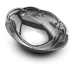 Wilton Armetale Scroll Medium Oval Bowl