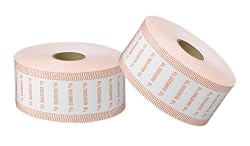 PM Company SecurIT $10 Quarter Automatic Coin Wrap Rolls, White/Orange, 1900 Wrappers per Roll, 8 Rolls per Carton (51925)