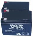 (2) 12 Volt 12AH Ebike Electric Scooter Battery E-Bike Boreem