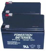 (2) 12 Volt 12AH Ebike Electric Scooter Battery E-Bike Boreem