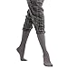 Pintoli/Fytto Style 1020 Women's Comfy Compression Socks, 15-20mmHg, Knee High, Gray, Small Size