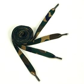 (Navy Green) Leopard lines shoelaces 115~125cm (1995-4)4