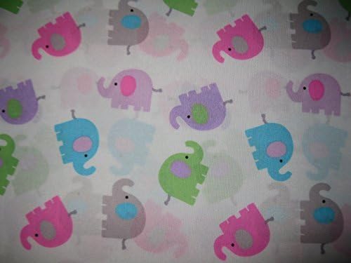 Bedtime Colorful Elephants Sheet Set Twin