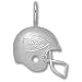 Kansas City Chiefs NFL Helmet Pendant (Silver)
