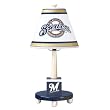 Milwaukee Brewers MLB Wooden Table Lamp