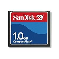 SanDisk SDCFB-1024-A10 1GB CF Type 1 Card (Retail Package)