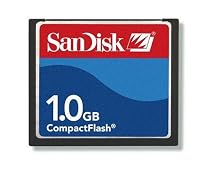 SanDisk SDCFB-1024-A10 1GB CF Type 1 Card (Retail Package)