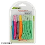 IPOD NANO 3RD GENERATION SOCKS SET 5 Fiver COLORS Blue Pink Grey Orange Green