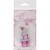 Wild Rose Studio Clear Stamp Sheet, 3.5 by 3-Inch, Bella's Party