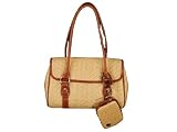 Giani Bernini Stella Straw Flap Purse