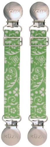 Kuza Straps Multi-purpose Boot and Pant Straps - Green Floral