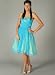 Beaded Woven Chiffon Formal for Bridesmaid Formal Prom