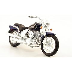 Yamaha XVS650 Drag Star, dkl.-blau, Modellauto, Fertigmodell, Yat Ming 1:18