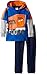 BoyzWear Boys' 2 Piece Hooded 2fer Look Interactive Fleece Set
